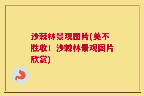 沙棘林景观图片(美不胜收！沙棘林景观图片欣赏)