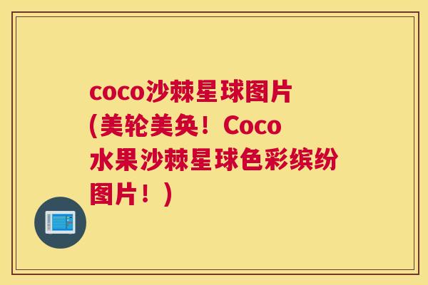 coco沙棘星球图片(美轮美奂！Coco水果沙棘星球色彩缤纷图片！)