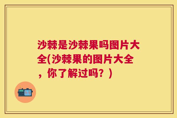 沙棘是沙棘果吗图片大全(沙棘果的图片大全，你了解过吗？)