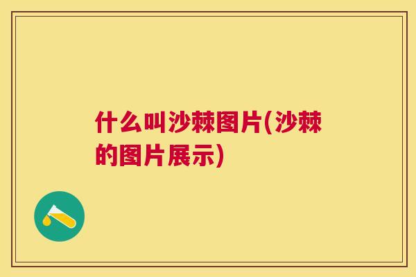 什么叫沙棘图片(沙棘的图片展示)