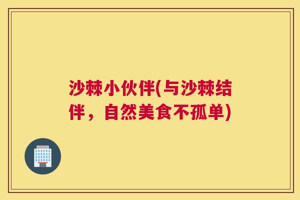 沙棘小伙伴(与沙棘结伴，自然美食不孤单)